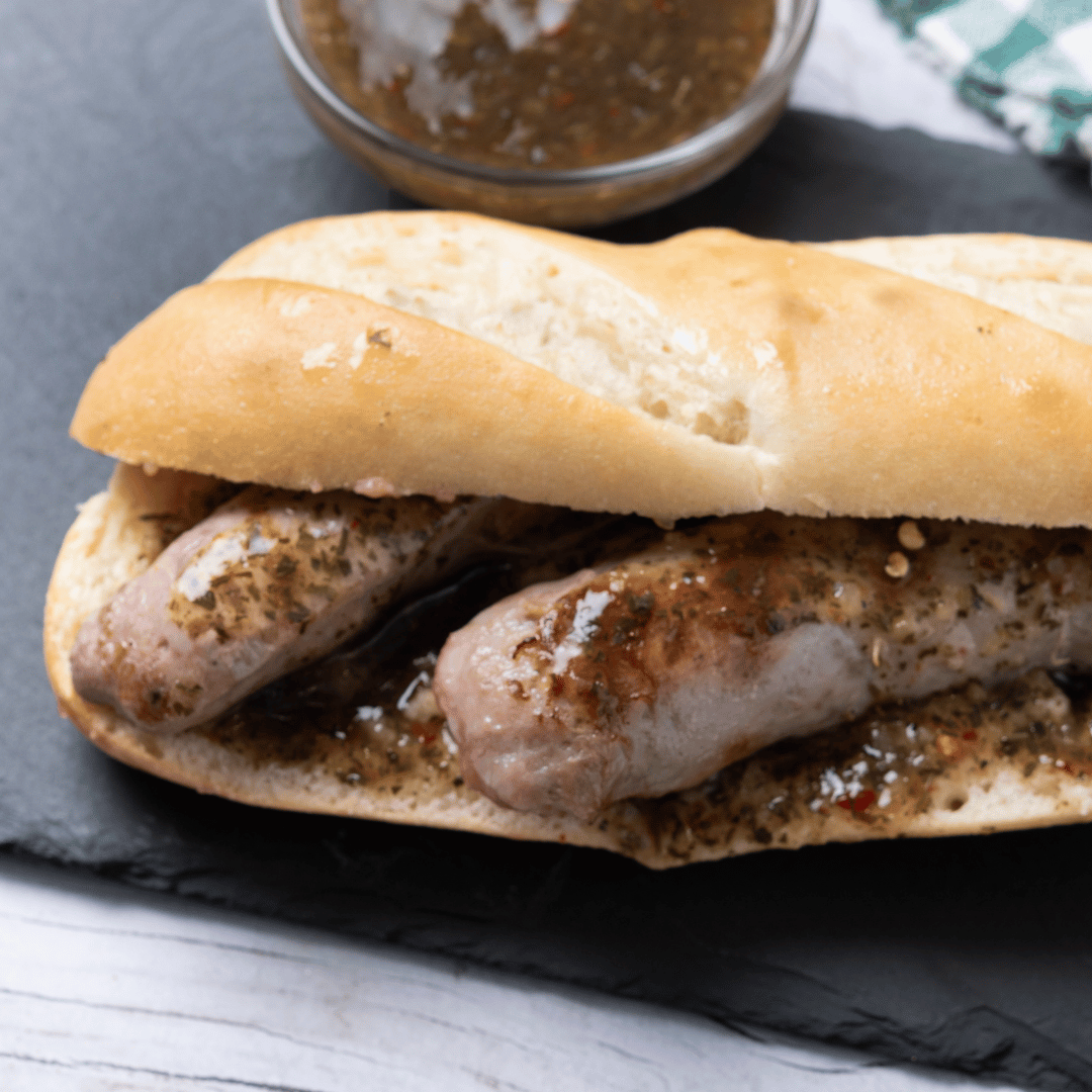 Choripán gegrilltes Chorizo-Sandwich