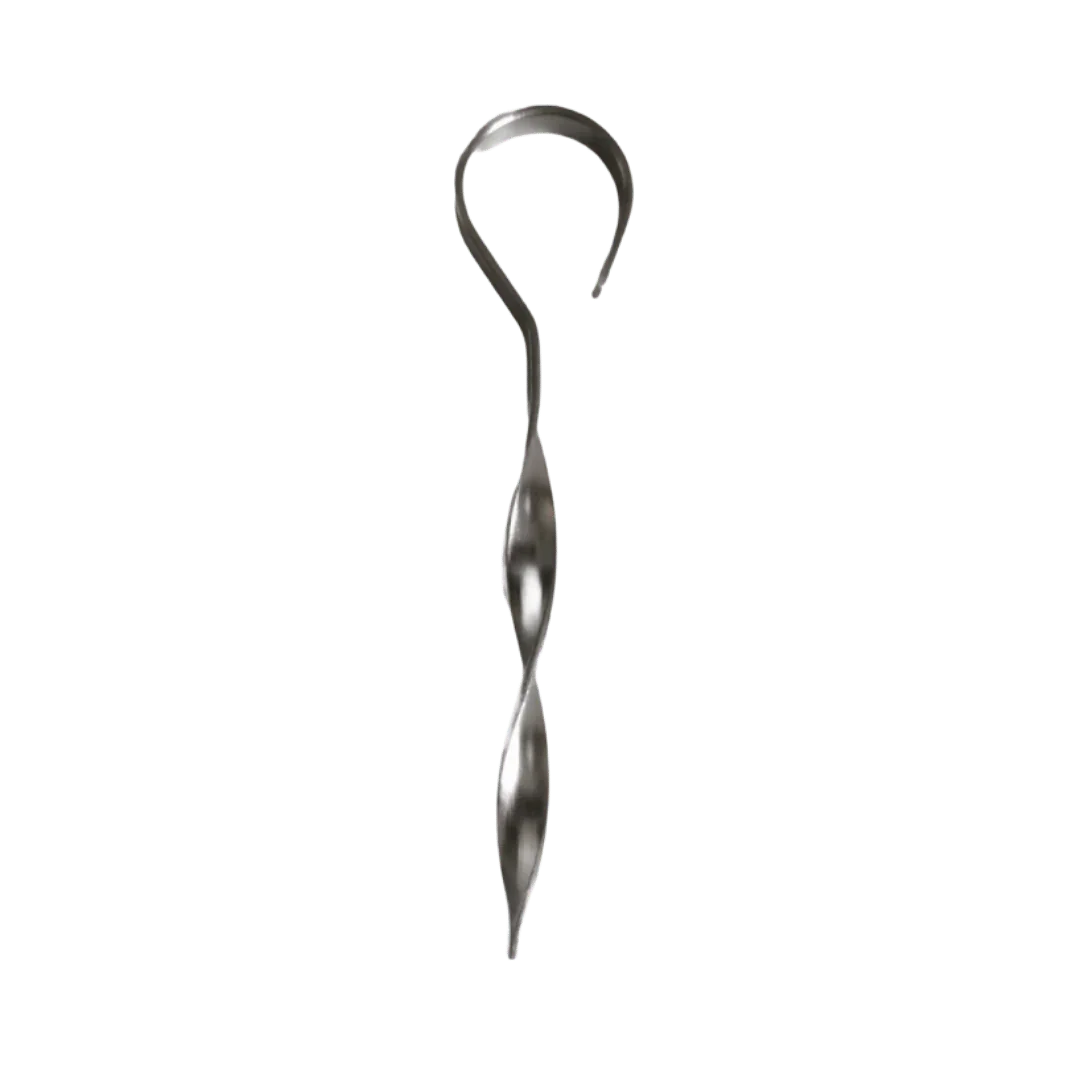 Omberg stainless steel grill skewers 42 cm with case, skewers fanned out