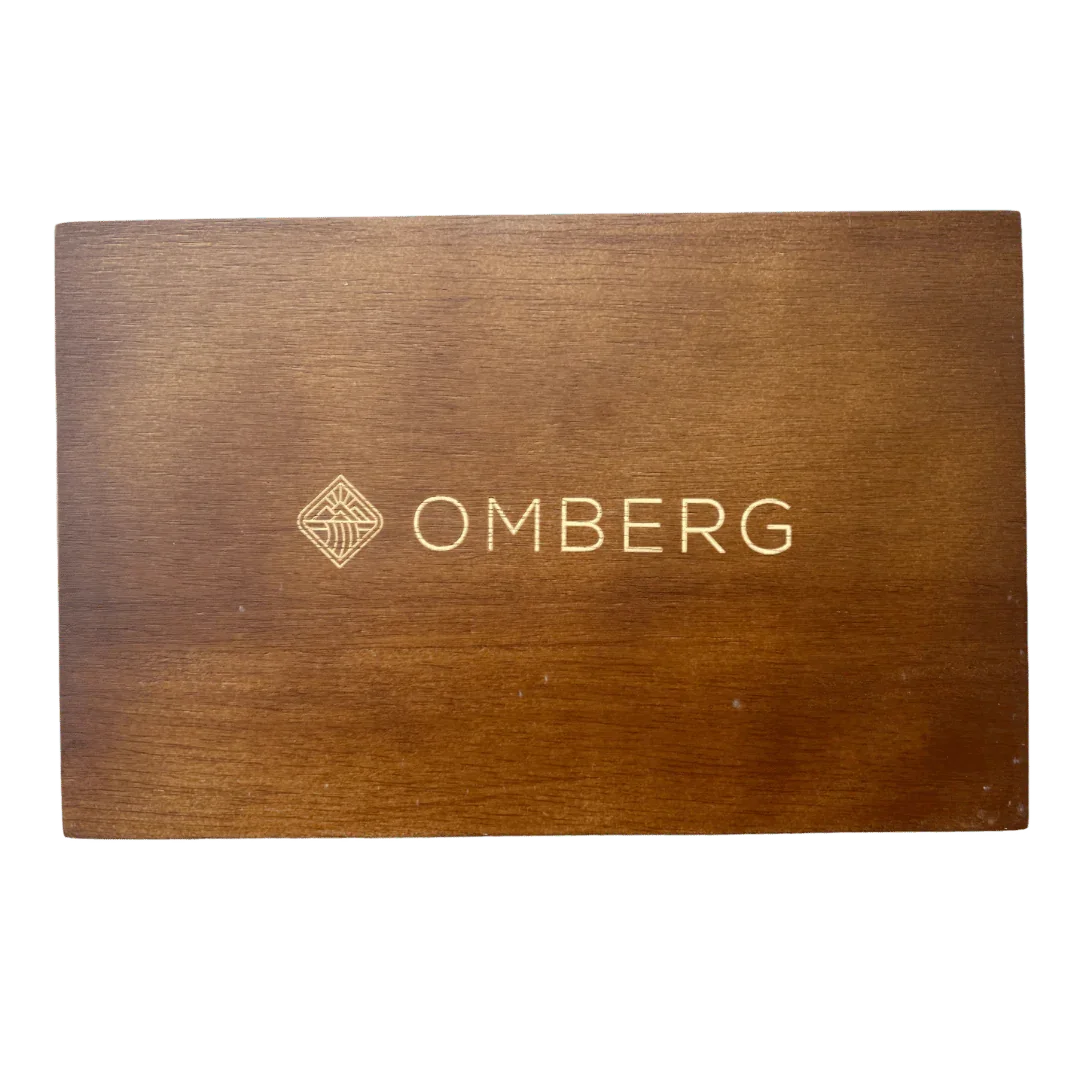 Premium Steak Knives stainless steel 23 cm total length, 6-pack in open wooden box