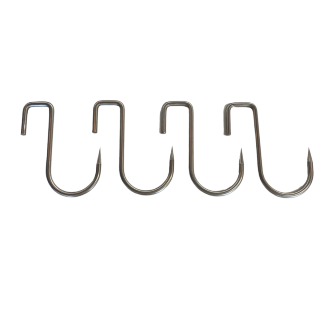 4-Pack Meat Hooks for Asado Gaucho 1200