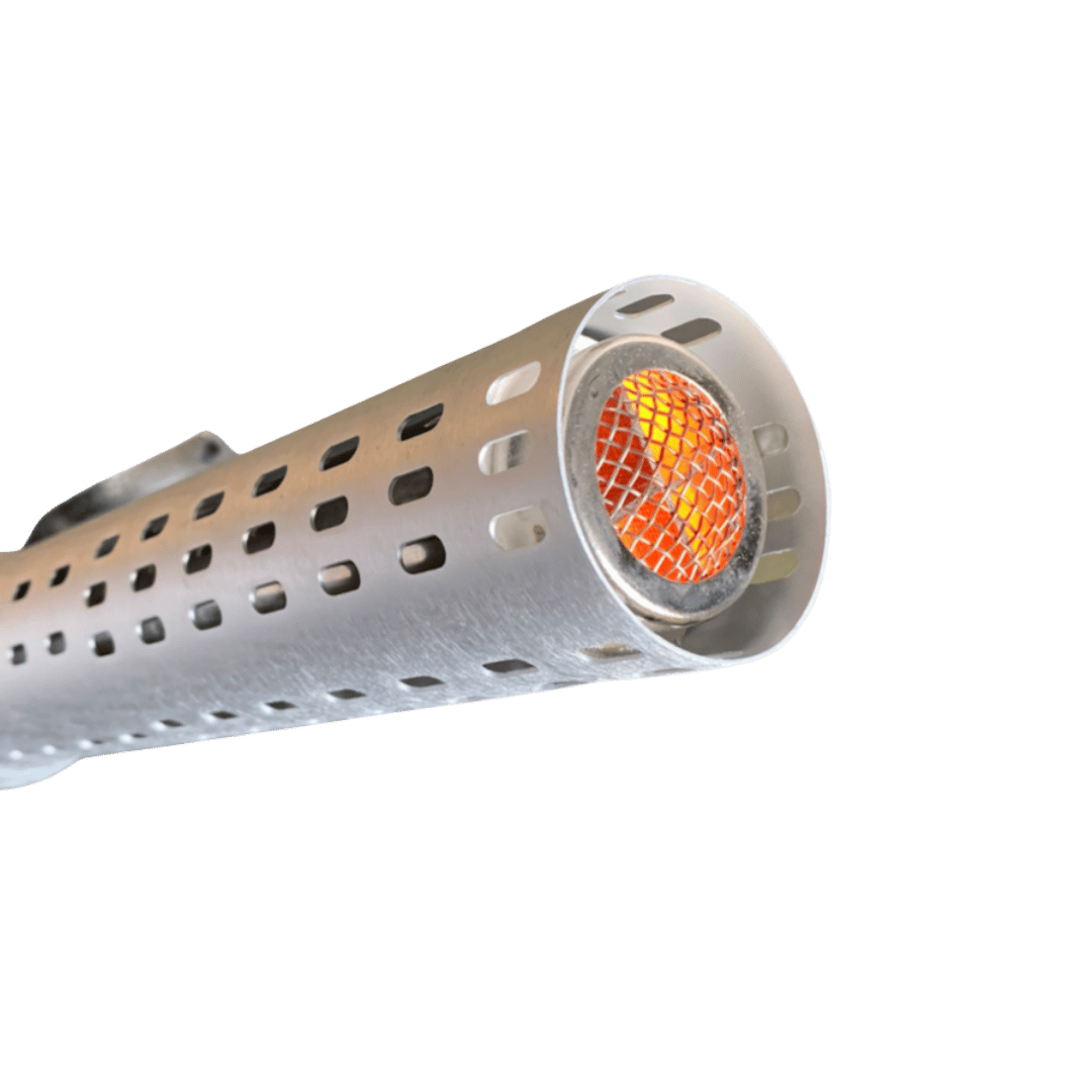 Omberg elektrischer Holzkohleanzünder, Produktfoto, das das gesamte Gerät mit Kabel zeigt